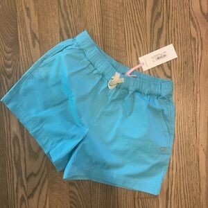 Vineyard Vines Girls Pull On Twill Shorts Mist Blue size medium